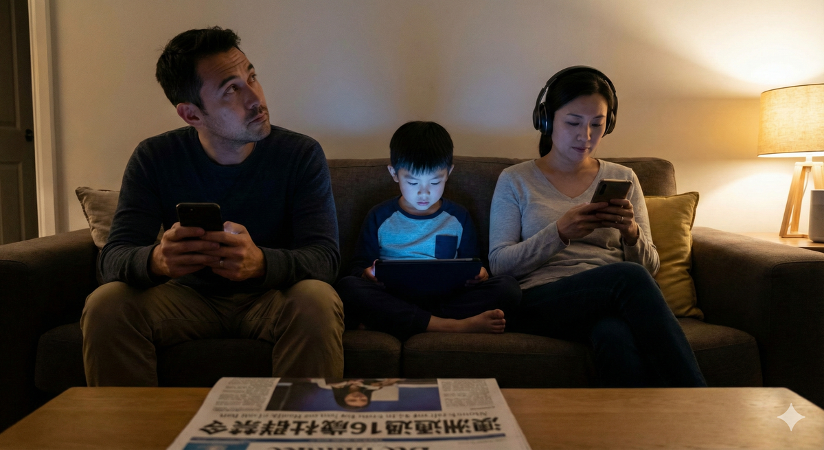 澳洲16歲社群禁令敲響的警鐘：當國家出手保護童年，家長該扮演什麼角色?？